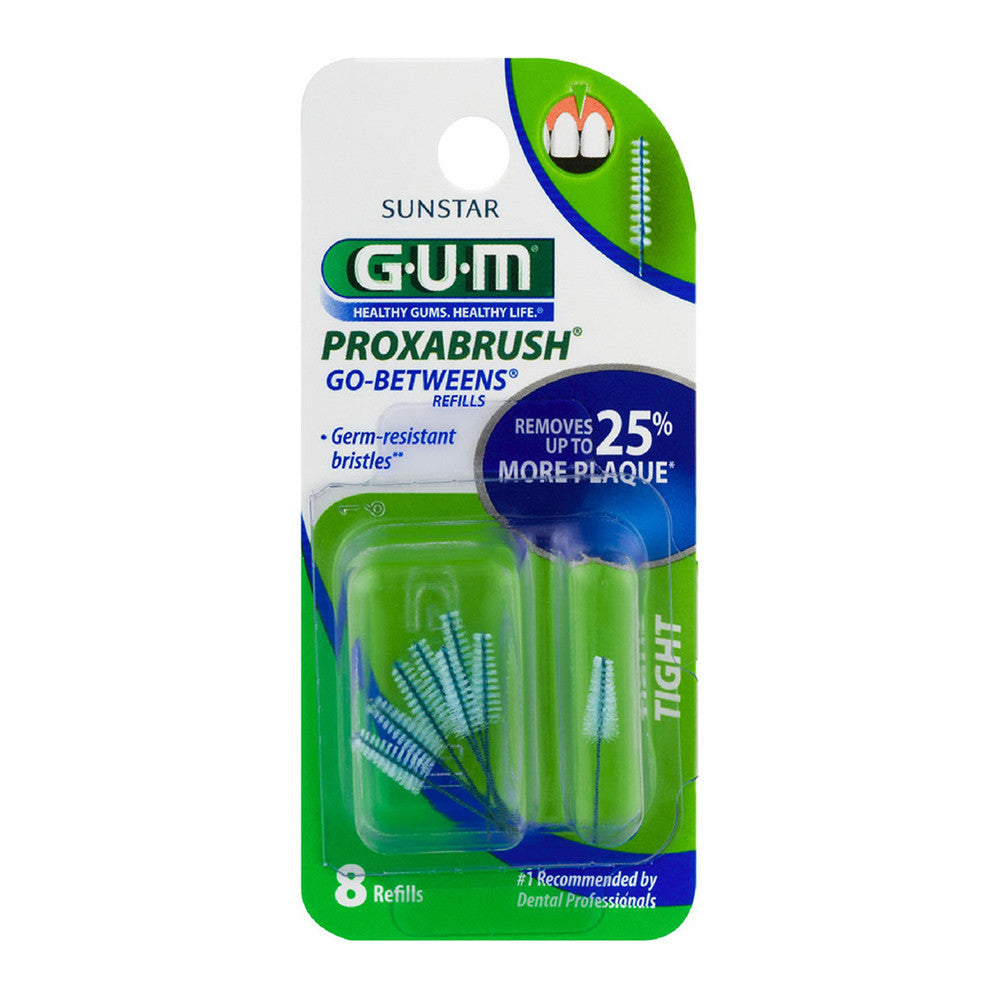Gum Go Between Proxabrush Refills To Remove 25% More Plaque, 8 ea